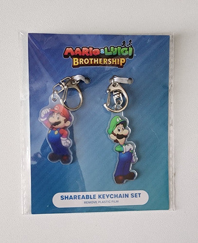 Mario & Luigi Bortherhood Keychain
